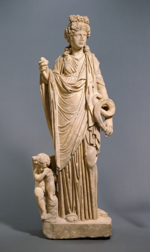Salus Roman goddess at the Getty Villa.jpg